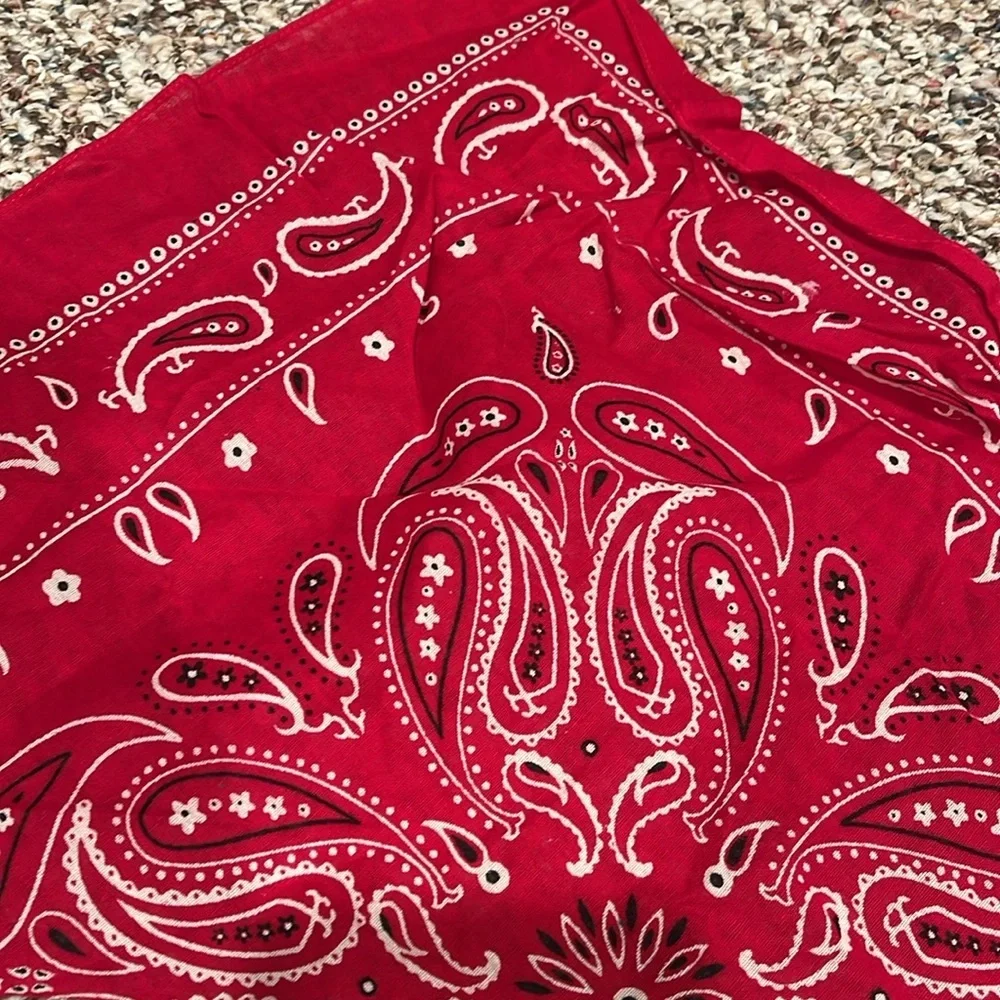 1/2 red Bandana for Pet